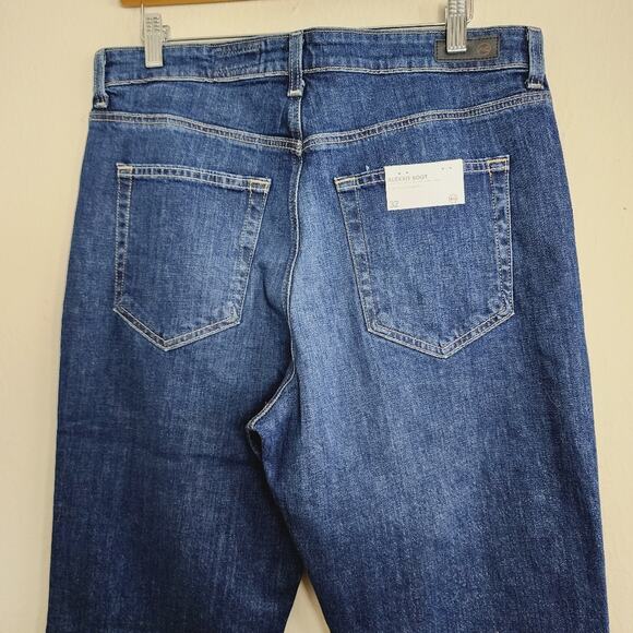 NEW AG Adriano Goldshmeid AG Alexxis Bootcut High-Rise Vintage Flare Dark Denim - Picture 9 of 11